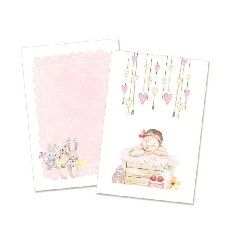 Set of cards Baby Joy Girl, 6x4"