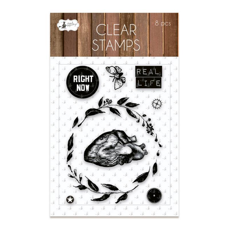 Clear stamp set Soulmate 01 A7, 8 pcs.