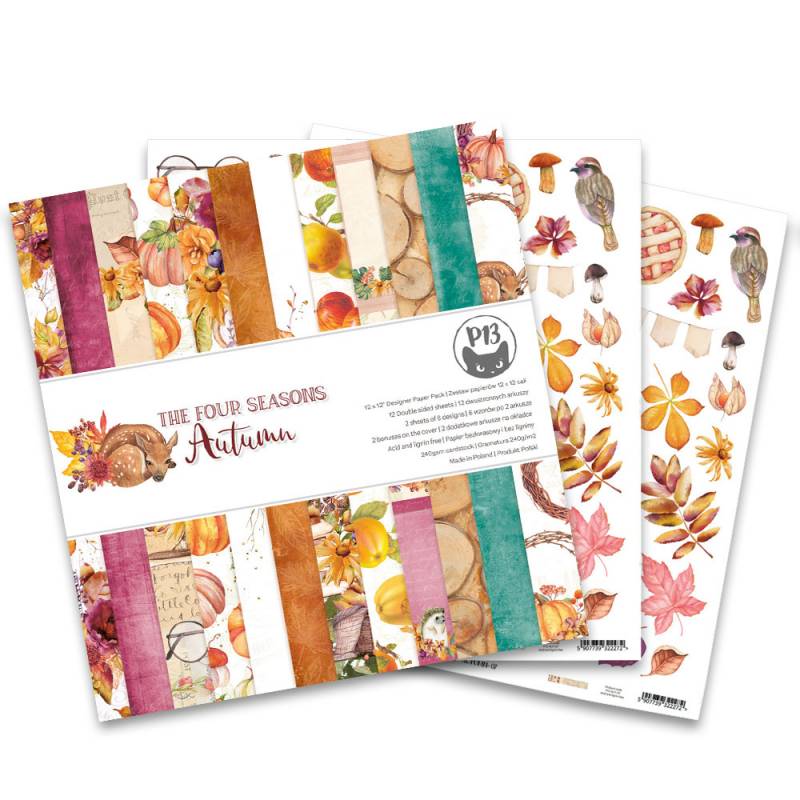 Paper pad The Four Seasons - Autumn, 12x12"