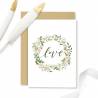 Greeting card with envelope Love 01, A6