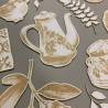 Light chipboard embellishments Around the table 02, 6pcs