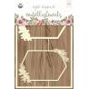 Light chipboard embellishments Always and forever 03, 4x6", 2pcs