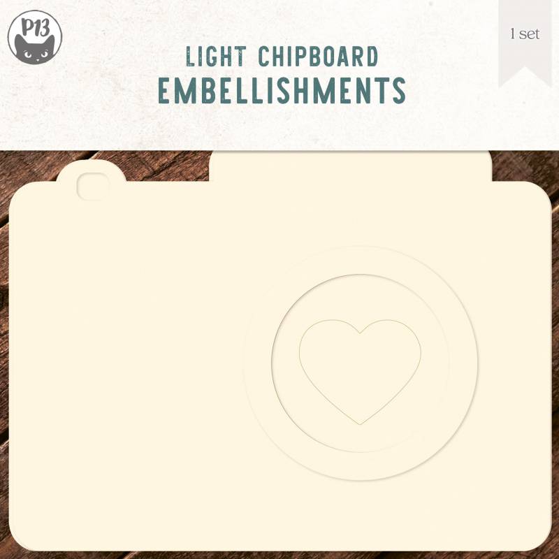 Light chipboard album base Photo, 6x6"