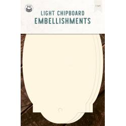 Light chipboard album base Tags 05, 4x6"