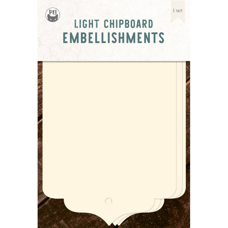 Light chipboard album base Tags 06, 4x6"