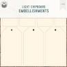 Light chipboard embellishments set for Collection Tags 03, 6x6"