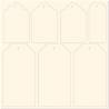 Light chipboard embellishments set for Collection Tags 03, 6x6"