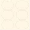 Light chipboard embellishments set for Collection Tags 04, 6x6"