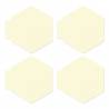 Light chipboard album base Hexagon, 6x6", 1set
