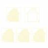 Light chipboard album base House 02, 6x6", 1set
