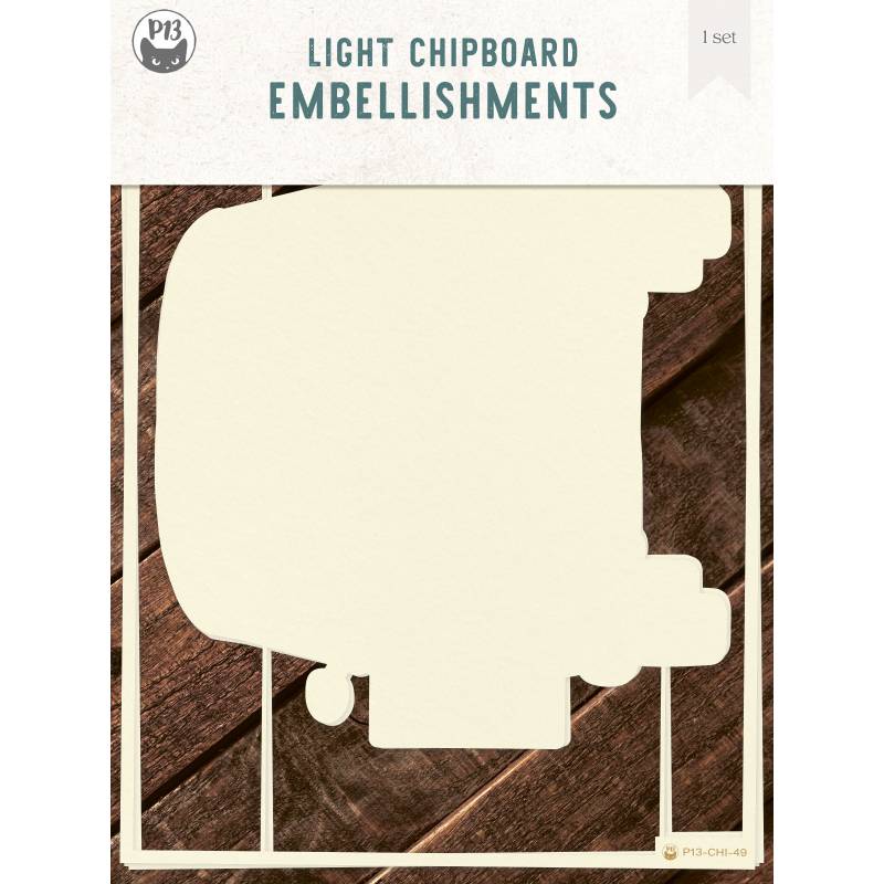 Light chipboard album base Camper - refill, 6x8", 3pcs