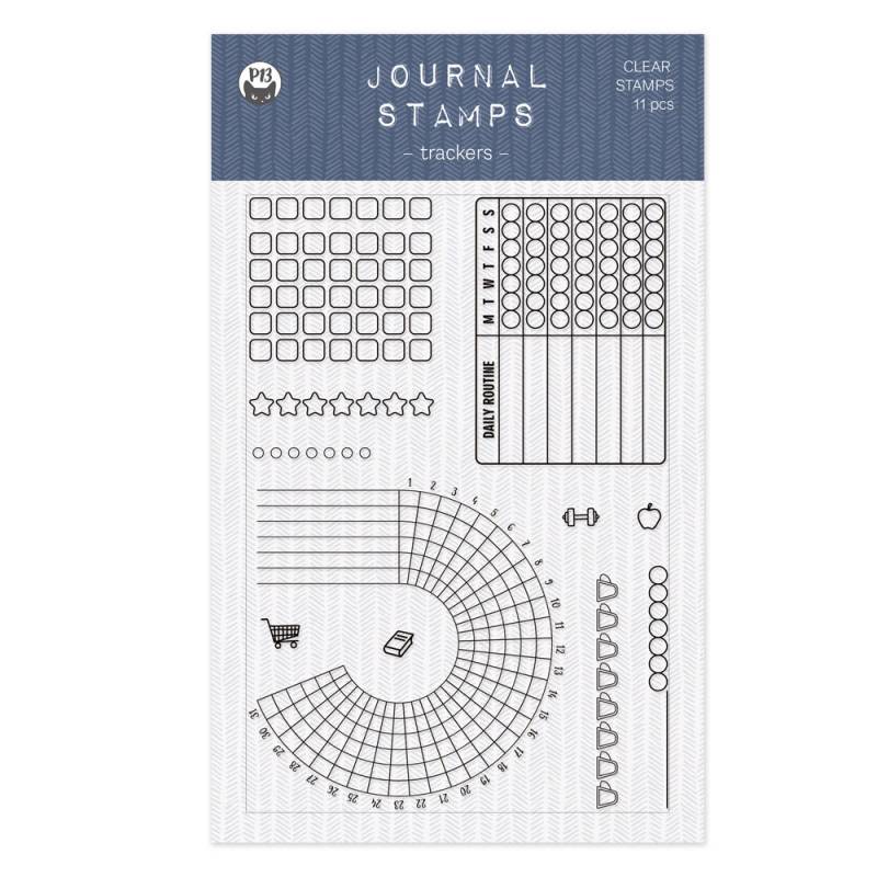 Clear stamp set Trackers 01 A6, 11pcs