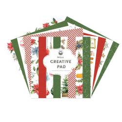 Maxi Creative Pad Cosy Winter - Red and Green, 12x12"