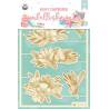 Light chipboard embellishments Sugr and Spice 04, 6pcs