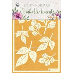 Light chipboard embellishments Time to relax 01, 7pcs