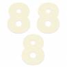 Light chipboard deco base Numbers - 8, 8x8", 3pcs