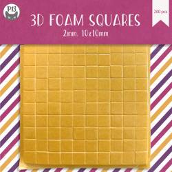 Foam 3D stickers, 2mm, 200pcs