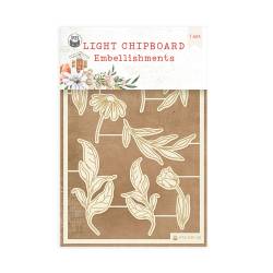 Light chipboard embellishments Farm Sweet Farm 02, 4x6", 8pcs