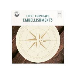 Light chipboard album base Compass 10, 8x8", 1set