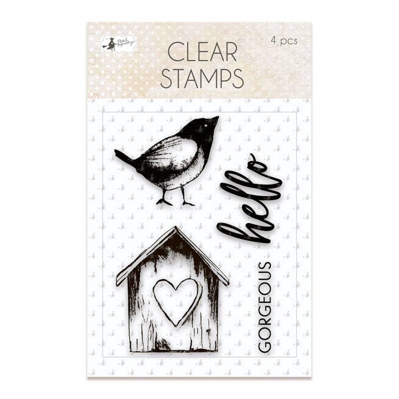 Clear stamp set Awakening 01, 4 pcs.
