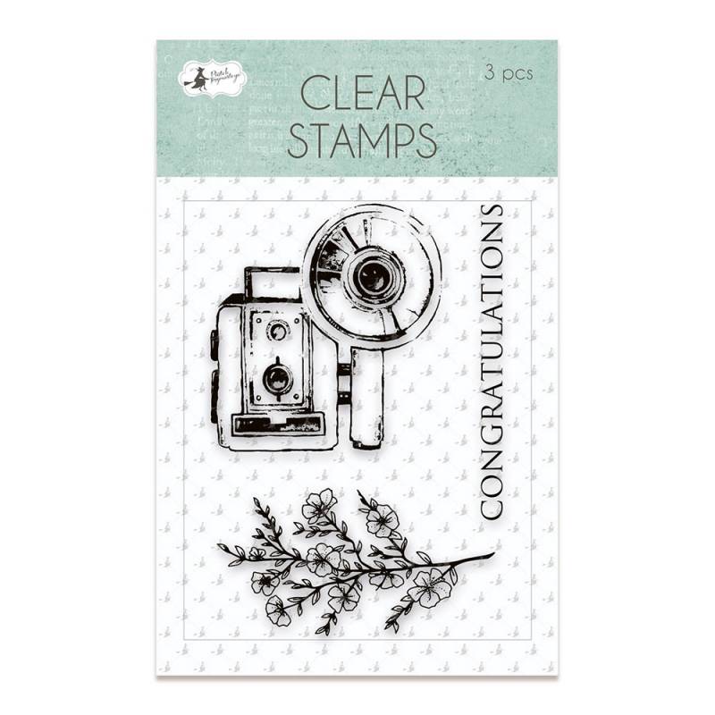 Clear stamp set Truly Yours 01, 3 pcs.