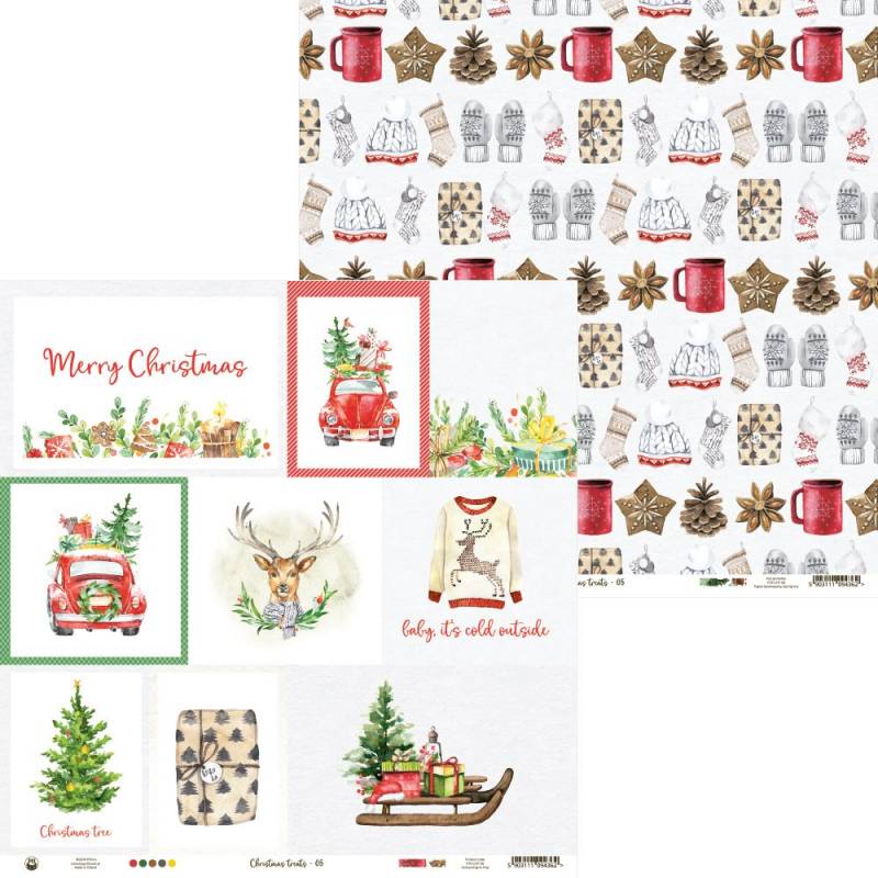 Paper Christmas treats 05, 12x12"