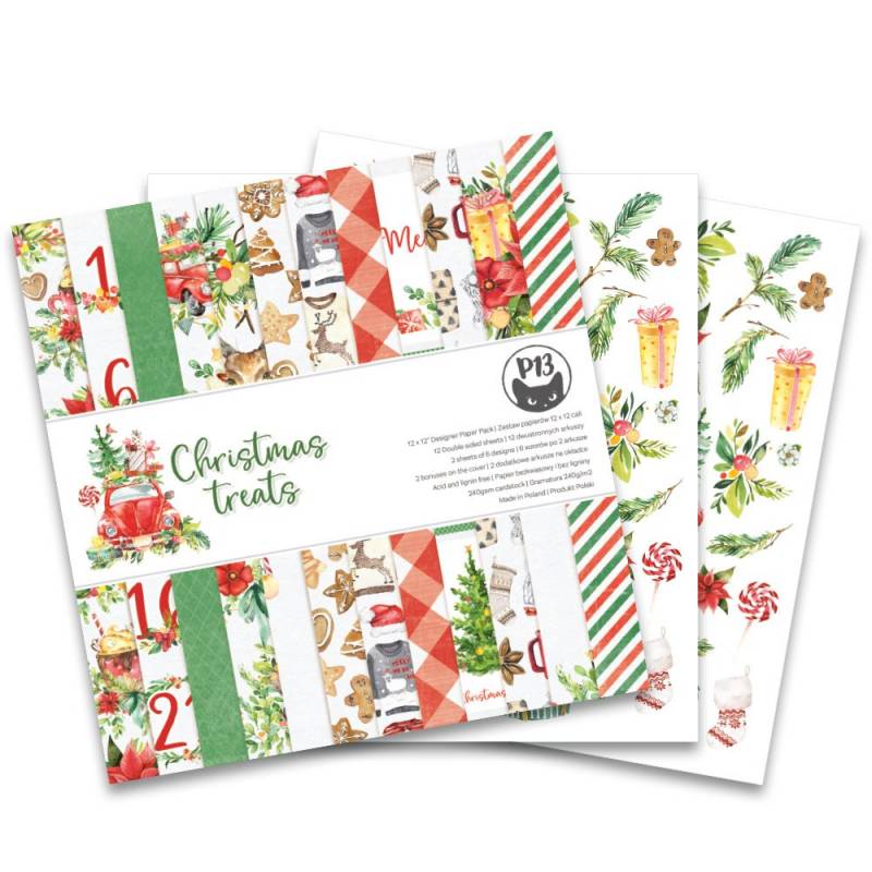 Paper pad Christmas treats, 12x12"
