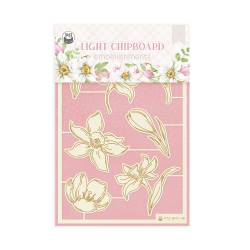 Light chipboard embellishments Spring is calling 03, 10x15cm, 7pcs