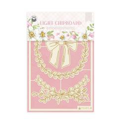 Light chipboard embellishments Spring is calling 05, 10x15cm, 3pcs