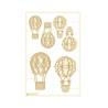 Light chipboard embellishments Believe in Fairies 02, 4x6", 6pcs