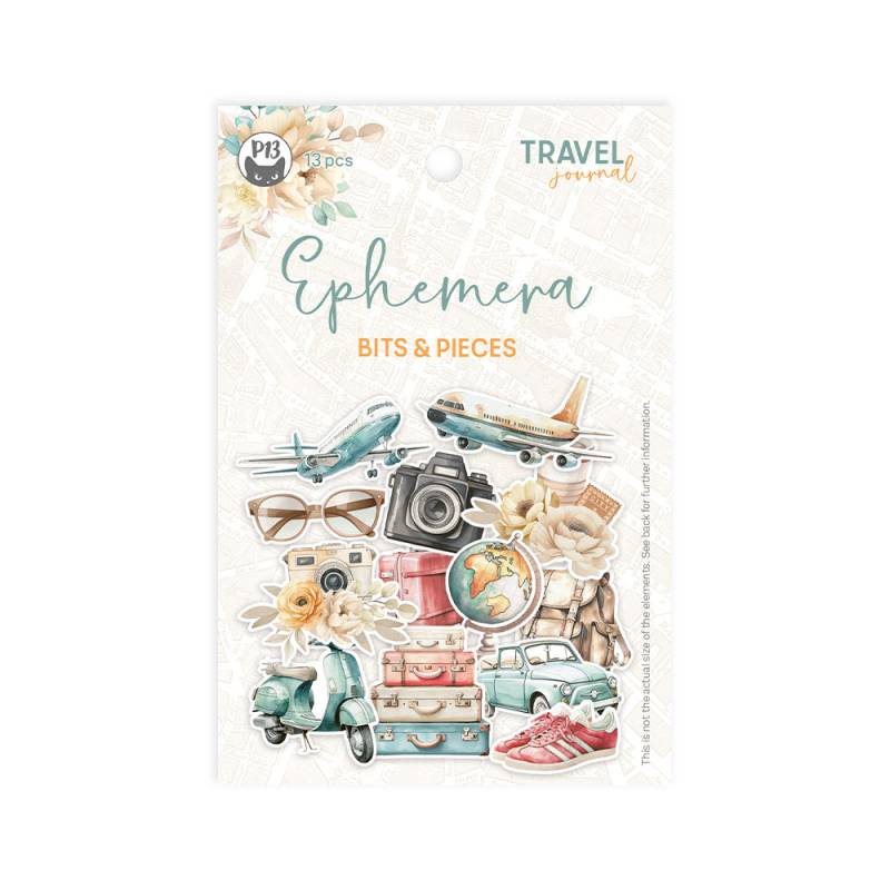 Ephemera set Travel Journal, 13pcs
