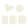 Light chipboard album base Love Stories - Mix and match, 6x6", 1set
