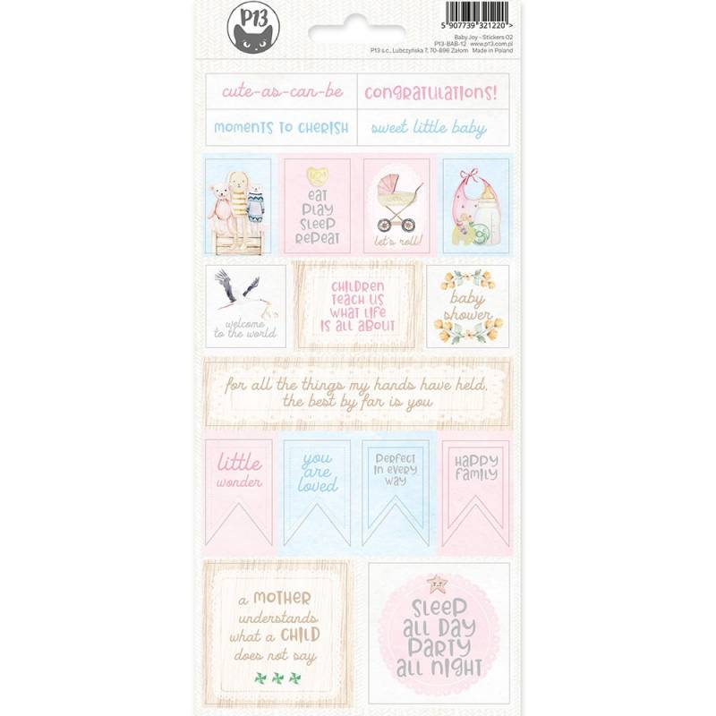 Sticker Sheet Baby Joy 02, 10,5 x 23cm