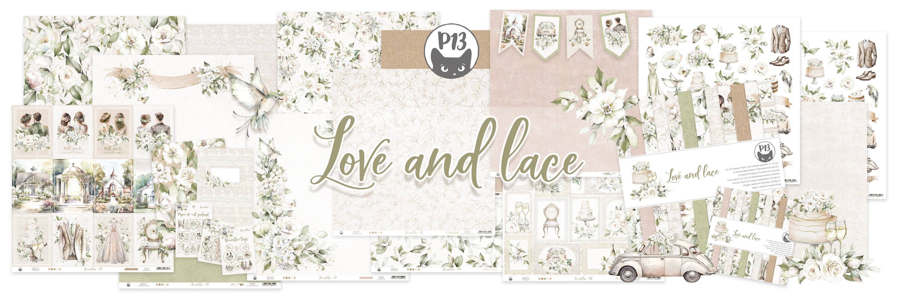 Scrapbooking collection Love and Lace
